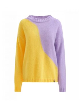 Alviero Martini Prima Classe Alviero Martini Prima Classe Sweter d7031 Kolorowy Regular Fit