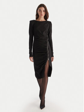 PINKO PINKO Trikotāžas kleita Almundenta Abito 106126 A2ZU Melns Regular Fit