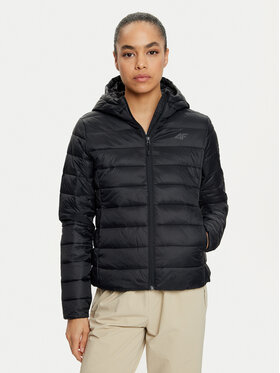 4F 4F Зимно яке 4FWAW24TDJAF468 Черен Slim Fit