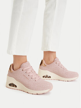 Skechers Skechers Sneakersy UNO Wedge - Safari Daze 177521/BLSH Różowy