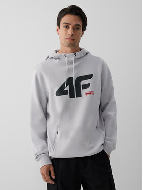 4F 4F Bluza COMMERCIAL Szary jasny Regular Fit