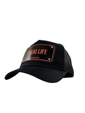 John Hatter & Co John Hatter & Co Czapka z daszkiem Thug Life Czarny