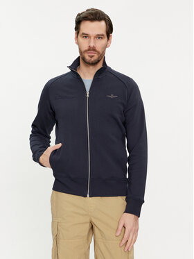Aeronautica Militare Aeronautica Militare Džemperis ar kapuci 241FE1860F537 Tumši zils Regular Fit