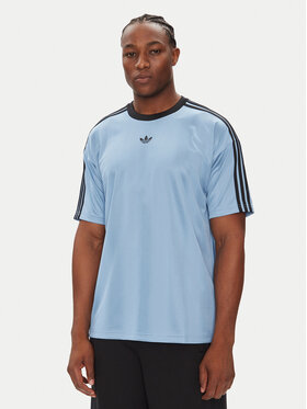 adidas adidas T-shirt adicolor Jacquard JW5879 Svijetloplava Loose Fit