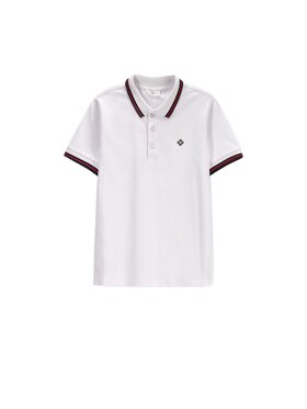 Coccodrillo Coccodrillo Polo ZC6143601EJB-001 Biały Regular Fit