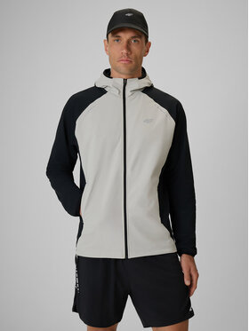 4F 4F Bluza techniczna FLOW MOTION Czarny Regular Fit
