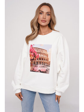 lemoniade lemoniade Bluza L759Z Cream Beżowy Oversize