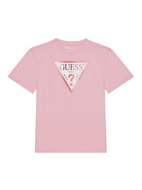 Guess Guess T-Shirt J5GI34 K6YW4 Różowy Oversize