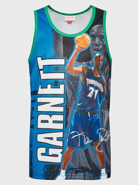 Mitchell & Ness Mitchell & Ness Tank top TNMK5010 Albastru Regular Fit