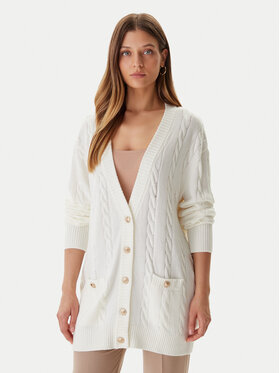 Guess Guess Kardigán W5BR37 Z1192 Ekru Relaxed Fit