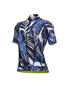 Alé Cycling Alé Cycling Koszulka rowerowa PR-S Leaf Niebieski Fitted Fit