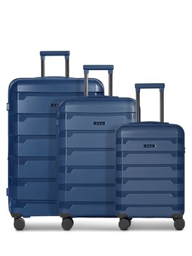 D&N D&N Komplet walizek 320696 Błękitny
