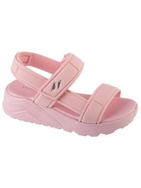 Skechers Skechers Sandały Skechers Uno Lite Sandal - Sunny Stand Różowy