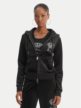 Juicy Couture Juicy Couture Pulóver Gothic Crown JCBAS126805 Fekete Slim Fit