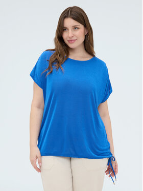 Fiorella Rubino Fiorella Rubino T-Shirt G08ZL009108N024 Turkusowy Boxy Fit