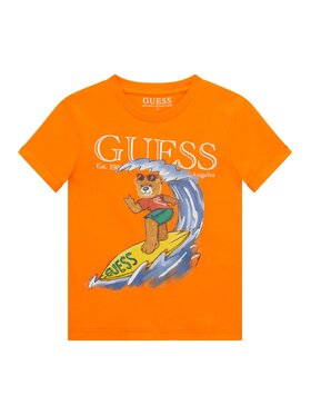 Guess Kids Guess Kids T-shirt 172567 Arancione Classic Fit