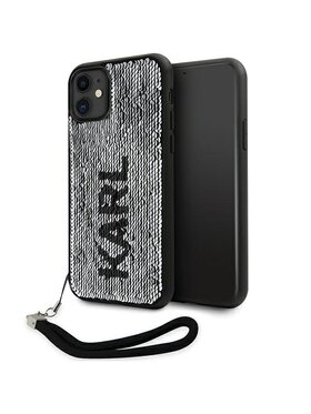 KARL LAGERFELD KARL LAGERFELD Etui na telefon iPhone 11 Srebrny