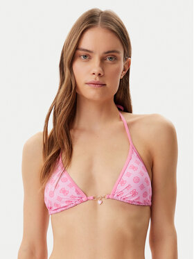 Guess Guess Góra od bikini E5GJ27 KCRL2 Różowy