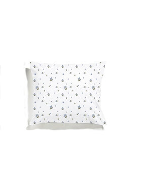 White pocket White pocket Poszewka na poduszkę we wzory Biały