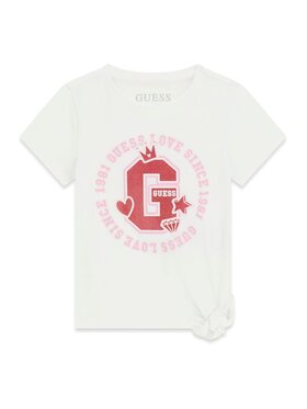 Guess Kids Guess Kids T-Shirt 183029 Biały Classic Fit