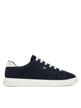 Tommy Hilfiger Tommy Hilfiger Laisvalaikio batai Th Icon Light Knit Sneaker FW0FW09401 Juoda