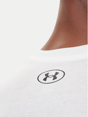 Under Armour Under Armour T-krekls Ua Sportstyle Logo Update Ss 1382911 Balts Loose Fit