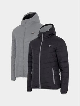 4F 4F Giubbotto piumino 4FWAW23TDJAM434-27M Grigio Regular Fit