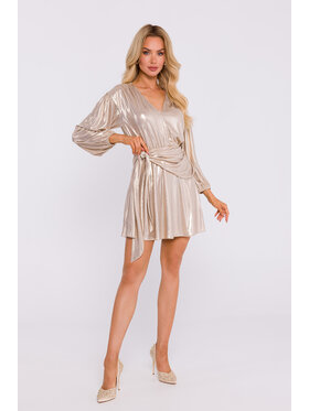 Made of Emotion Made of Emotion Abito da sera M832 Oro Sexy Straight Fit
