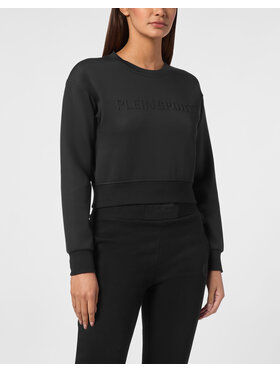 Plein Sport Plein Sport Longsleeve 10193 Czarny Regular Fit