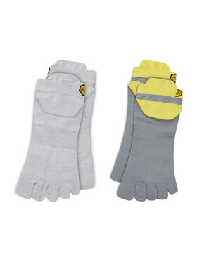 Vibram Fivefingers Vibram Fivefingers Set 2 parov unisex nizkih nogavic Athletic No Show S21N24P Siva