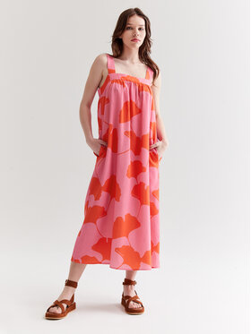 Americanos Americanos Sommerkleid Montana Midi Bunt Relaxed Fit