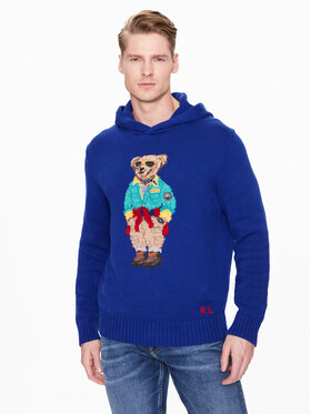 Polo Ralph Lauren Polo Ralph Lauren Sweter 710890568001 Niebieski Regular Fit