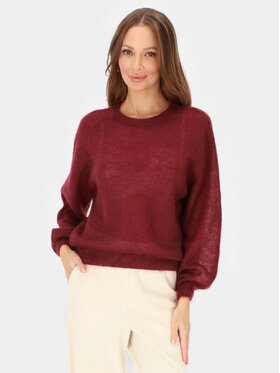L’AF L’AF Sweter Kora Bordowy Regular Fit