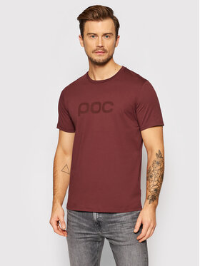POC POC T-shirt 61602 Bordeaux Regular Fit