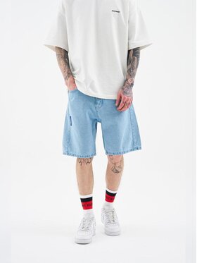 MyStars MyStars Szorty jeansowe Krótkie Spodenki Jeansowe Męskie Niebieskie MyStars Blue Basic 36 Niebieski Loose Fit
