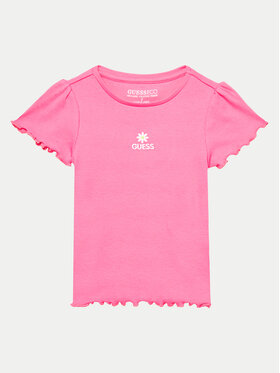 Guess Guess Тишърт K4YI14 KBZP4 Розов Regular Fit