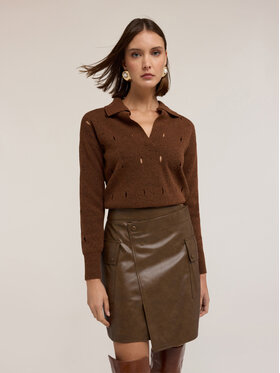 Motivi Motivi Maglione M467W003567N022 Marrone Regular Fit