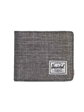Herschel Herschel Mały Portfel Męski Herschel Hank Wallet Szary