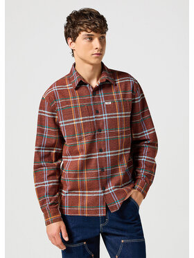 Lee Lee Koszula NON FRAYED PLAID SHIRT Kolorowy Regular Fit