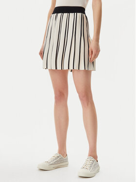 Guess Guess Faltenrock V5GD00 Z3D60 Écru Regular Fit