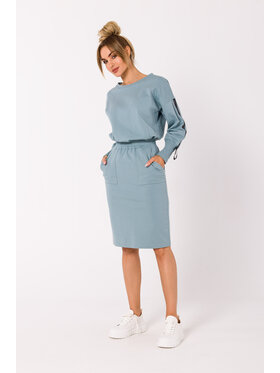 Made of Emotion Made of Emotion Spódnica M728 Szary Premium Fit