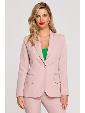 Makover Makover Giacca da abito K141 Rosa Regular Fit