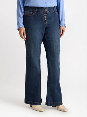 Fiorella Rubino Fiorella Rubino Jeansy P548T004703N034 Niebieski Flare Fit