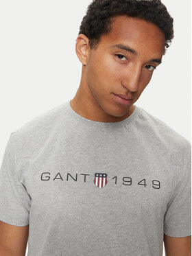 Gant T-shirt Graphic 2003242 Siva Regular Fit