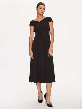Rinascimento Rinascimento Kokteilinė suknelė CFC0115402003 Juoda Regular Fit