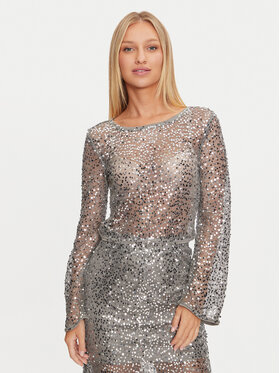 Noisy May Noisy May Blusa Paila 27032022 Argento Relaxed Fit