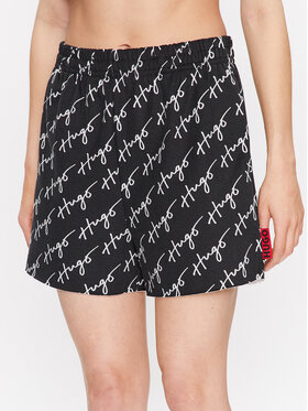 HUGO Hugo Шорти от плат Nasinde 50486339 Черен Regular Fit