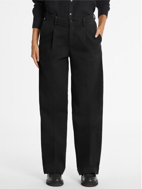 Guess Jeans Guess Jeans Kalhoty z materiálu 171703 Černá Slim Fit