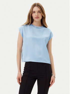 Imperial Imperial Bluză RIC3JBA Albastru Regular Fit