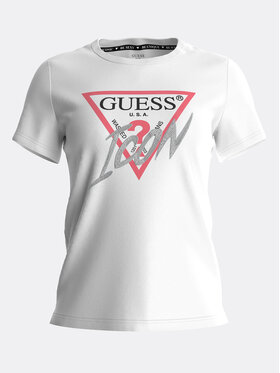 Guess T-shirt Icon W3GI46 I3Z14 Bijela Regular Fit